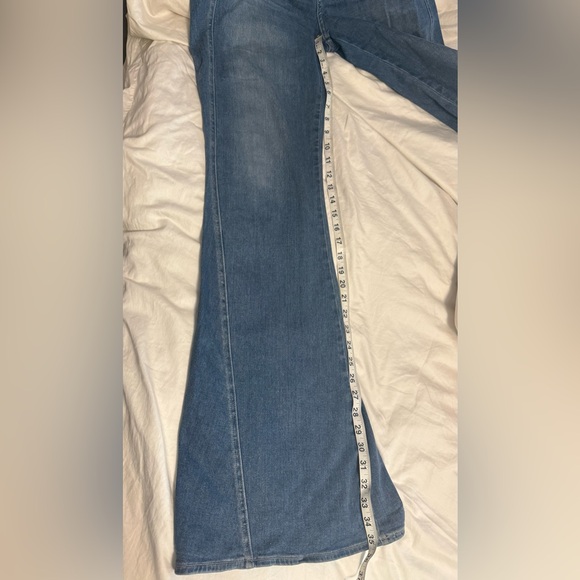 Veronica Beard Sheridan Exaggerated Flare High Rise Jeans 35” Inseam Size 30 - Picture 8 of 12